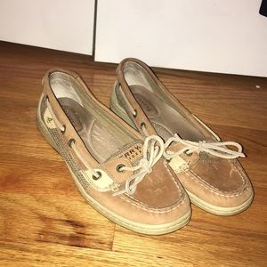 Lightly worn, Sperry boat shoes